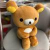 Non-Toxic Adorable Rilakkuma Plush Toy Soft Stuffed Lonely Brown Bear Doll Cartoon Huggable Anime Plushies Gift For Fans Home Decor