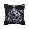 Tattoo Style Oni Japanese Samurai Modern Throw Pillow Covers Home Decorative Demon Hannya Chair Cushion
