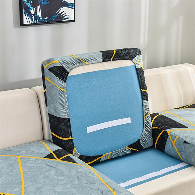 Elastic Sofa Cushion Covers Printed Plaid Sofa Seat Slipcover For Living Room Sofa Chair Couch Cover Home Use Decor Cover 1234seater