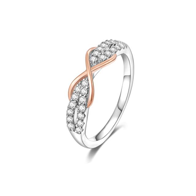 Cocktail Finger Ring Zircon Pave Purple Bridal Sets Setting Rings For Women Wedding Engagement Jewelry 
