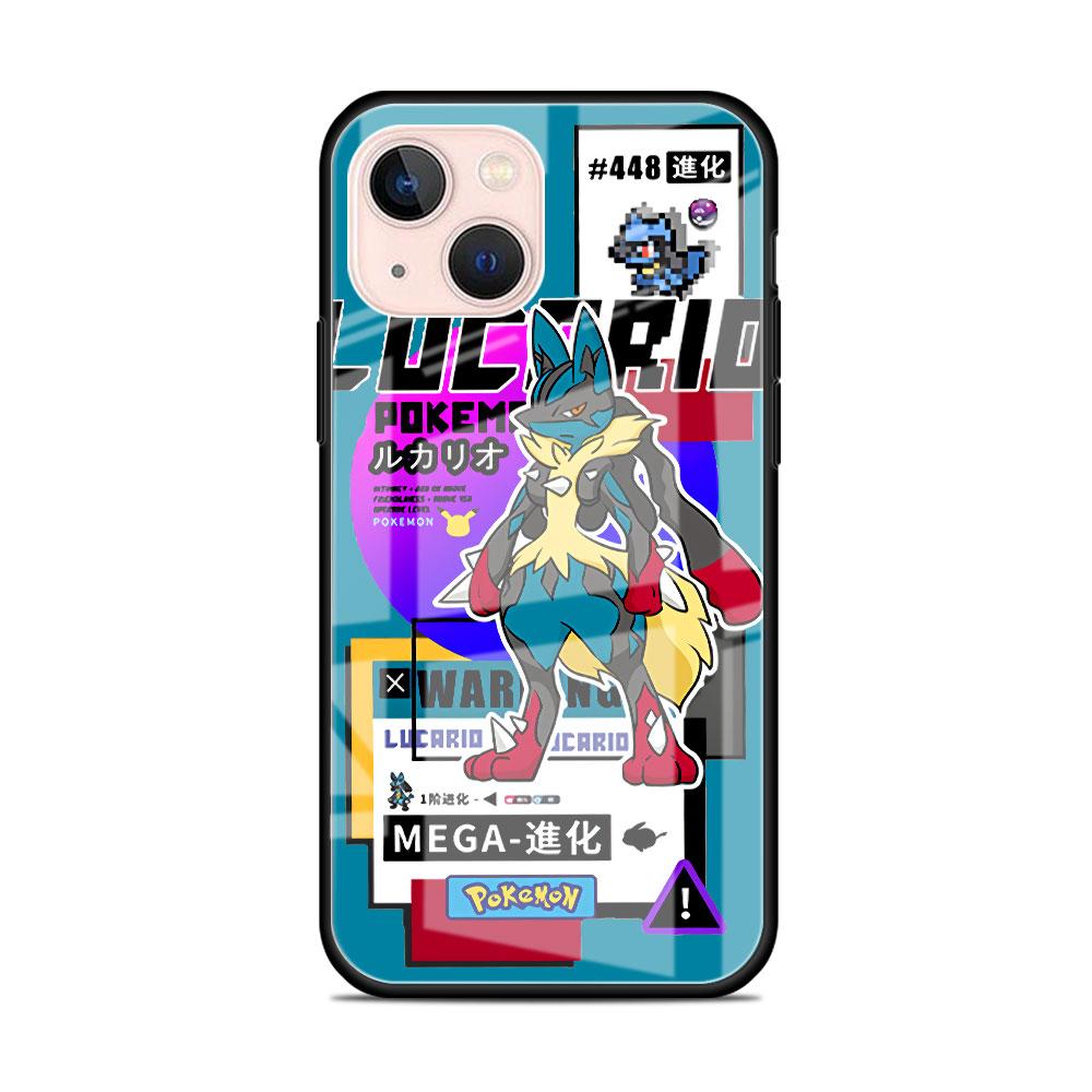 

Стеклянный чехол для Apple iPhone 14 13 Pro 11 12 7 8 Plus SE 2022 XR X XS Max 6 6S закаленный чехол для телефона Pokemon Pikachu iPhone 6 6S