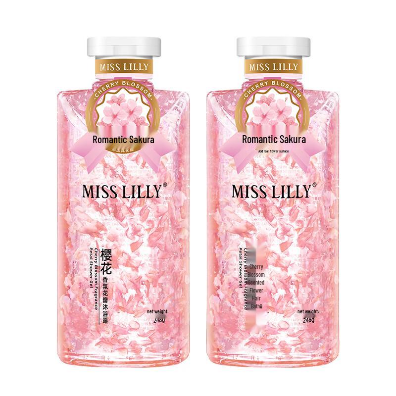 Гель для душа Miss Lilly с ароматом лепестков сакуры