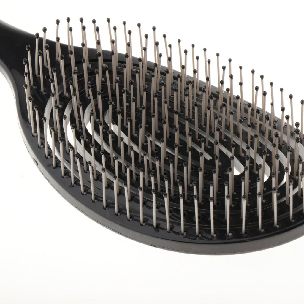 Hair Detangling Brush ABS Plastic Detangler with Round Pins Glide Through Tangles Ease for Curly, Stright, Women, Kids, Toddlers