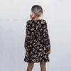 Frauen Mode Puff Langarm Shivering einteiliges Kleid Kleidung