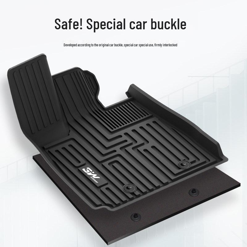 3W All-TPE Floor Mats for BYD Han EV, Han DM-i, Qin EV DM-i, Tang EV, Song Plus, Yuan PL