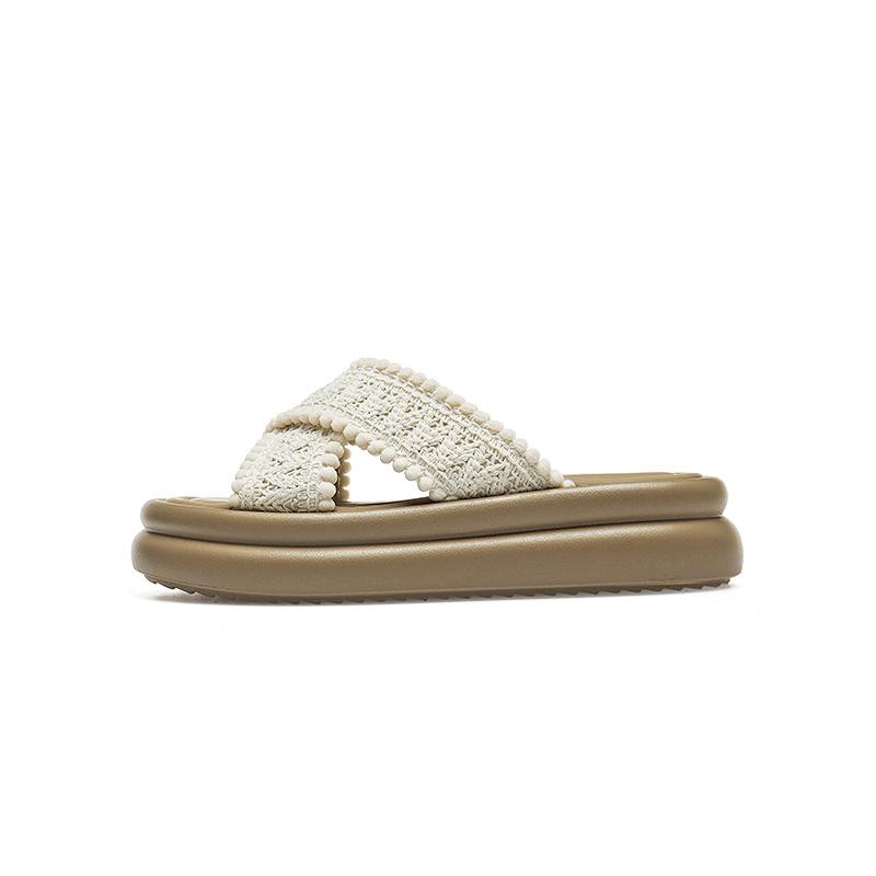 Platform slippers new summer skirt premium sandals beach shoes
