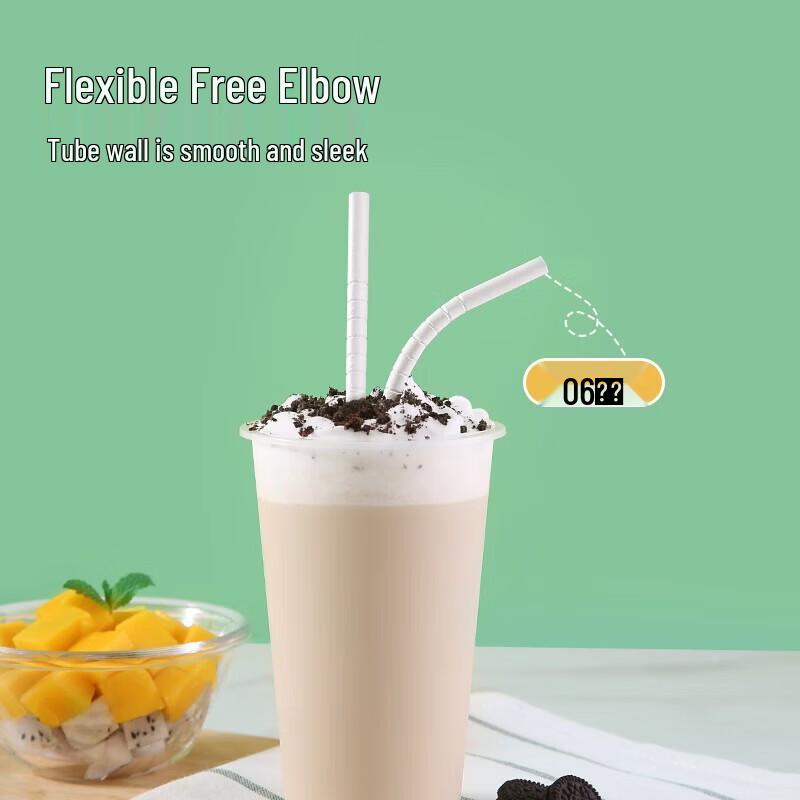 Meiliya Individually Wrapped Paper Straws