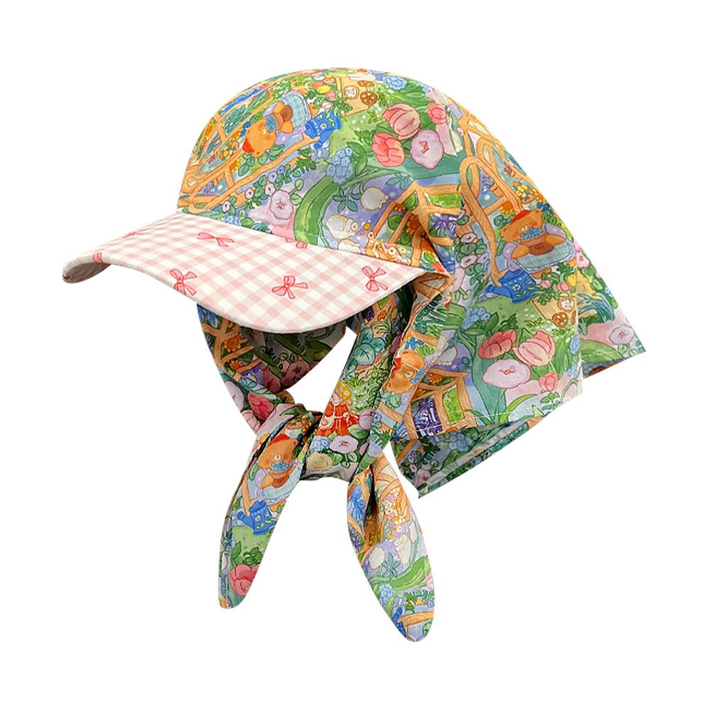 Quick Drying Sun Hat Sweet Loli Baseball Cap Fashion Peaked Cap  Outdoor Seaside Vacation