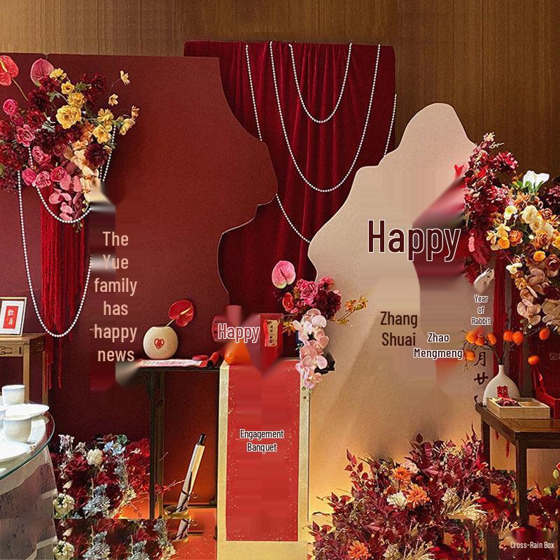 Complete Backdrop Set for Homecoming Banquet Balloons and Wedding Engagement Decoration