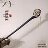 Imitation Ebony Hairpin Holder: Ancient Style Hanfu Hair Accessory, Qipao Ornament Gift for Women