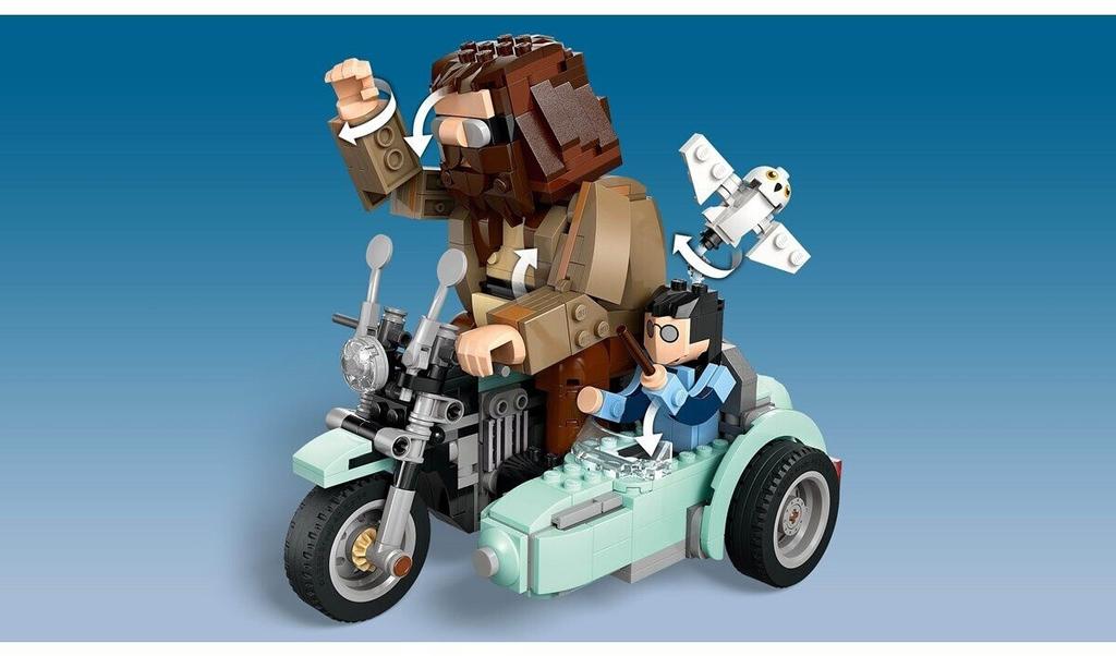 LEGO Harry Potter Constructor – Hagrid and Harry's Motorbike Ride Figure (76443)