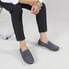 Fashion Stylish Summer Male Loafers Mens Suede Leather Casual Shoes Lightweight Slip on Flats Leisure Walk Driving Shoes Comfy Moccasins