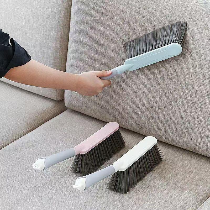 Bed Sweeping Brush Household Bedroom Cleaning Artifact Long Handle Sofa Carpet Dusting Soft Bristle Brush Cute Bed Broom