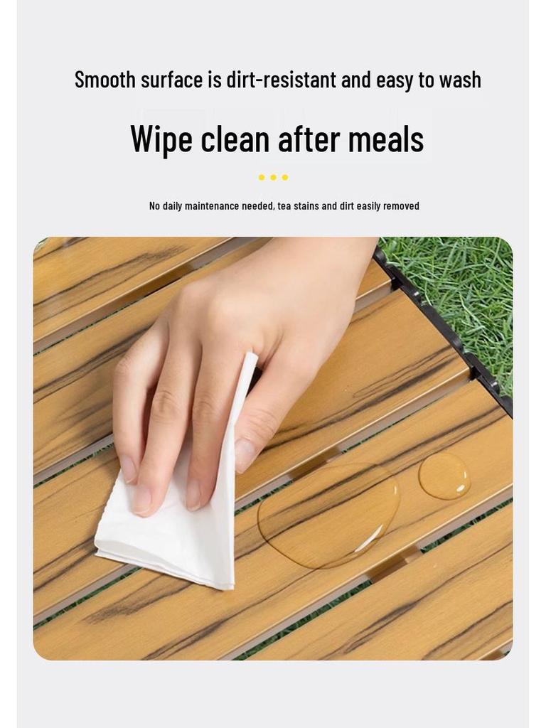 Neuer tragbarer Aluminium-Klapp-Campingtisch: Rollbare Outdoor-Picknick- & Reisetisch