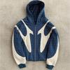 Harajuku Y2K Couple Zipper Hooded Coats Fashion Women Long Sleeve Retro American Hoodies Casual Letter Printed New Sweatshirts