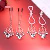 1 Pair Bell Breast Clip Nipple Clips SM Female Nipple Massage Clamps Clitoris Stimulation Adult Sex Toy For Women Training Tool
