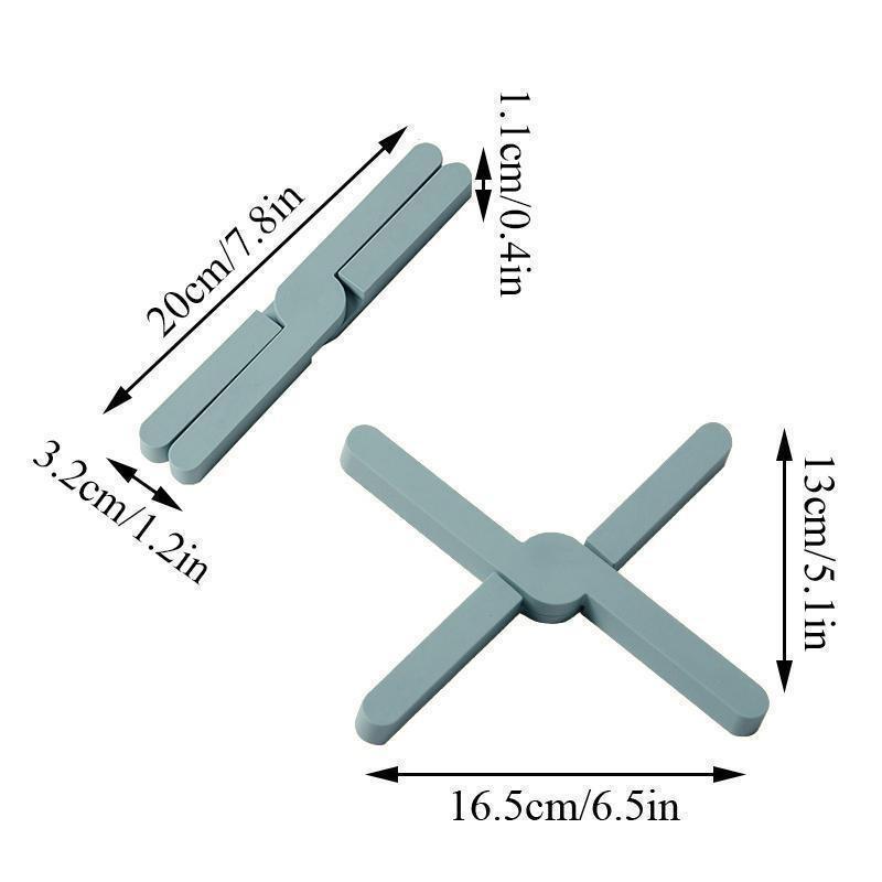 Foldable Dining Table Mat Non-Slip Pot Pan Placemat Heat Resistant Pad Dish Plate Holder Coaster Kitchen Tool Table Mat