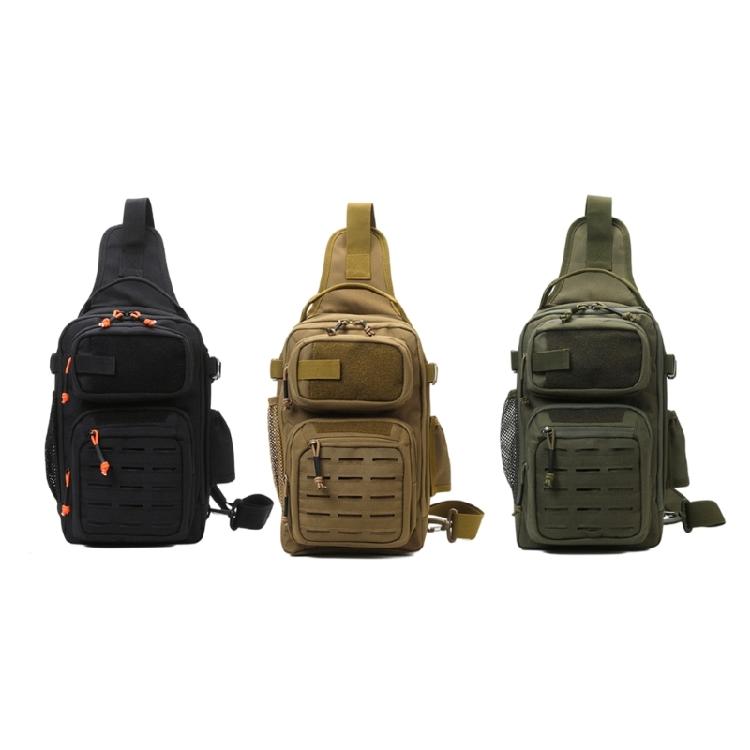 Fishing Backpacks Single Shoulder Bag Large Capacity Crossbody Fishing Tackle Bag Water Resist Fishing Gear Storage Bag