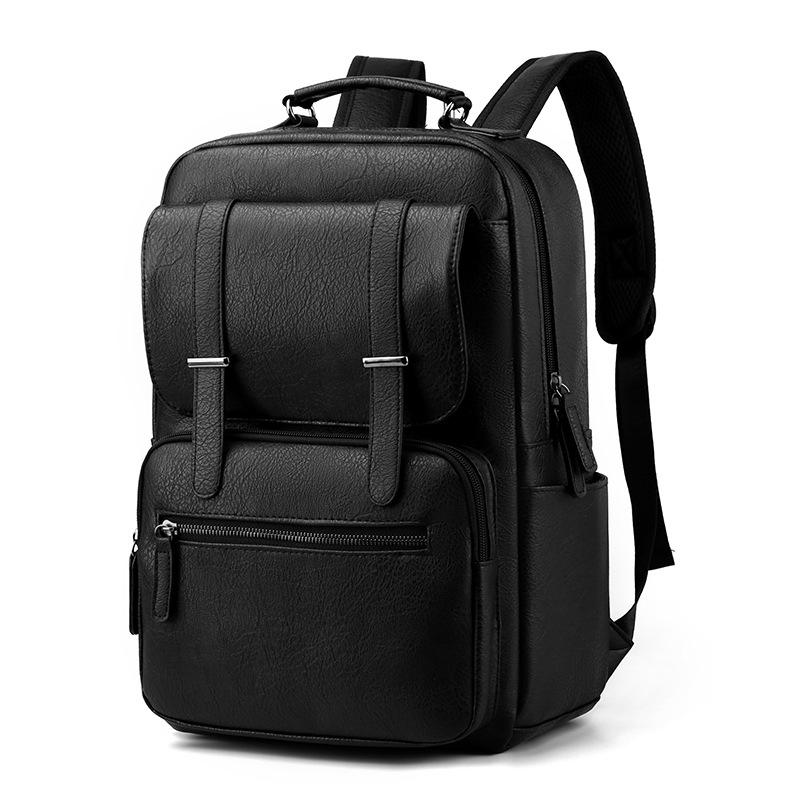 Backpack Trendy European and American Style Large Capacity Business Leisure Bag Computer Student Schoolbag Travel Bag