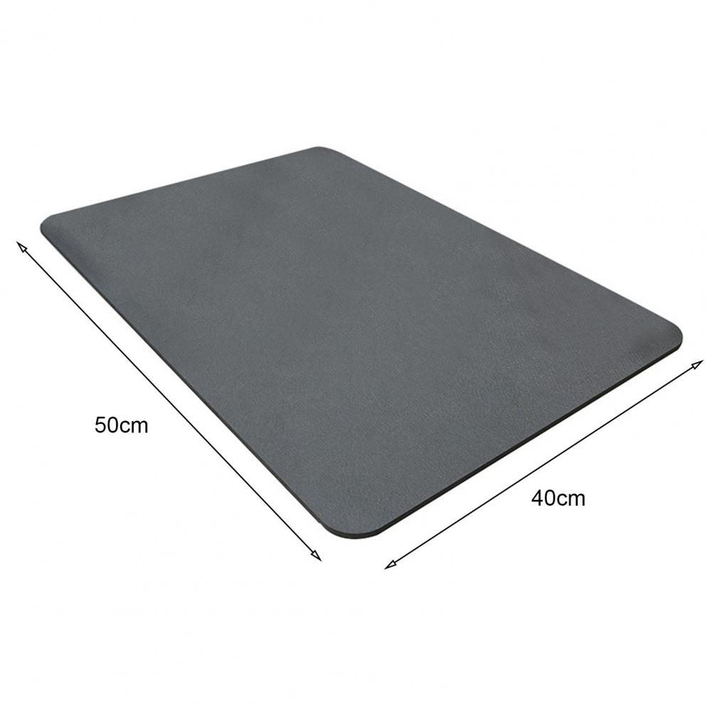 50*40cm Tapete Seca Louça Super Absorvente Tapete de Secagem Design Antiderrapante Protetor de Bancada Extra Grande Acessórios para Bancada de Cozinha