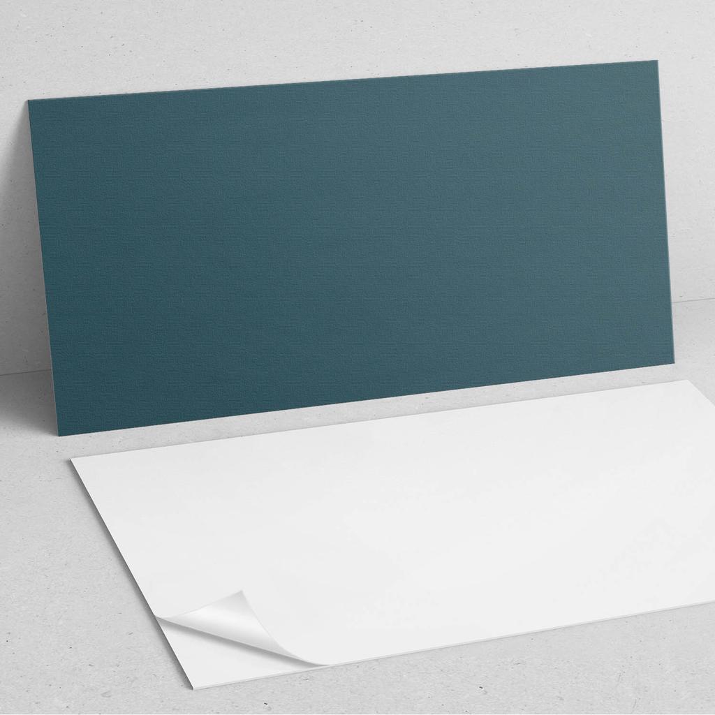 Naklejany Panel Dekoracyjny Do Szybkiej Odmiany Ściany 120X60 Cm Kolor Ciemny Morski