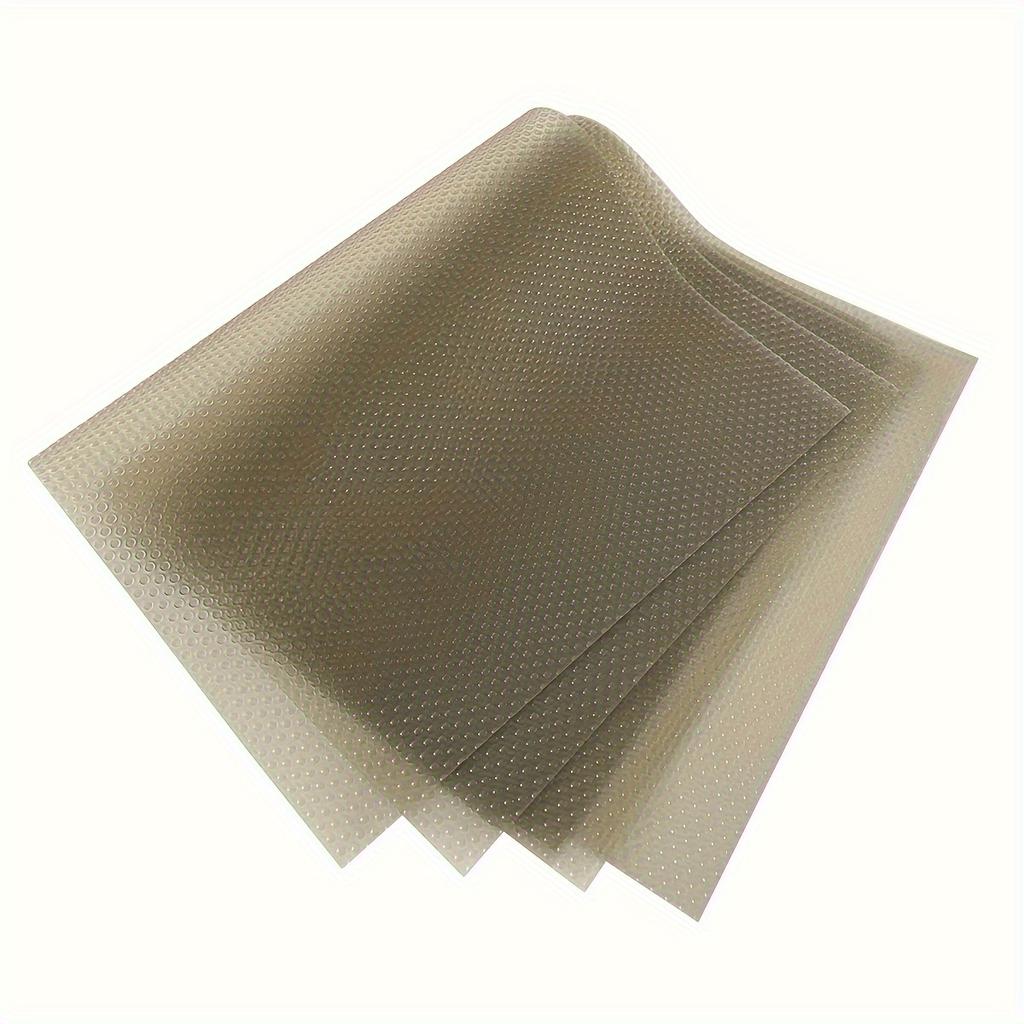 4pcs Washable Waterproof Refrigerator Liner, Oil and Water-resistant Freezer Shelf Pad, Glass Shelf Cabinet Drawer Cover Mat