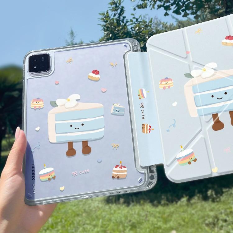 Applicable to Xiaomi pad1pro protective case with pen slot 1s set 1 transparent Redmi kpad all-inclusive se tablet three folds