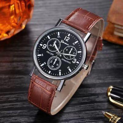 Men'S Watch Watch Antique Quartz Watch Belt Men'S High-End Wrist