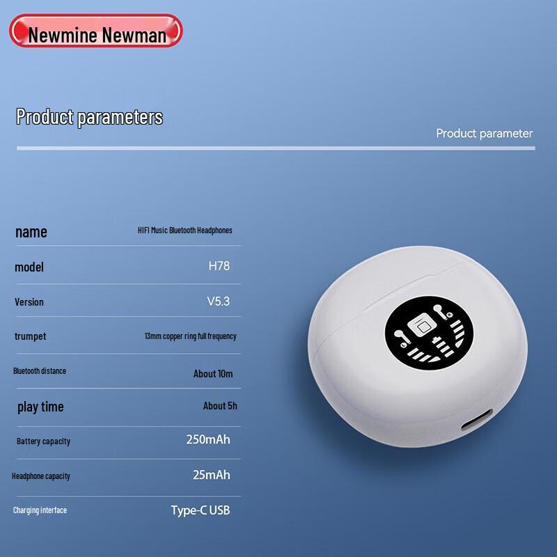 Newman TWS HiFi Bluetooth Earbuds