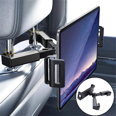 Soporte de teléfono para almohada trasera de coche, soporte de montaje para reposacabezas trasero de asiento de coche, tableta de 4-12,9 pulgadas