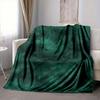 1Pc Abstract Teal Texture Blanket Soft And Comfortable Casual Warm Camping Travel Christmas Halloween Xmas Gift M928850
