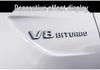 Compatible Mercedes-Benz V8 BITURBO Side Badges for C63, G63, S65, V12 Turbocharged Fender Emblem Letters.