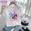 KPop Demon Hunters Children Clothing Fans Gift Birthday Number Girl 2025 Hot Movie Baby Tops Summer Short Sleeve Fashion T Shirt
