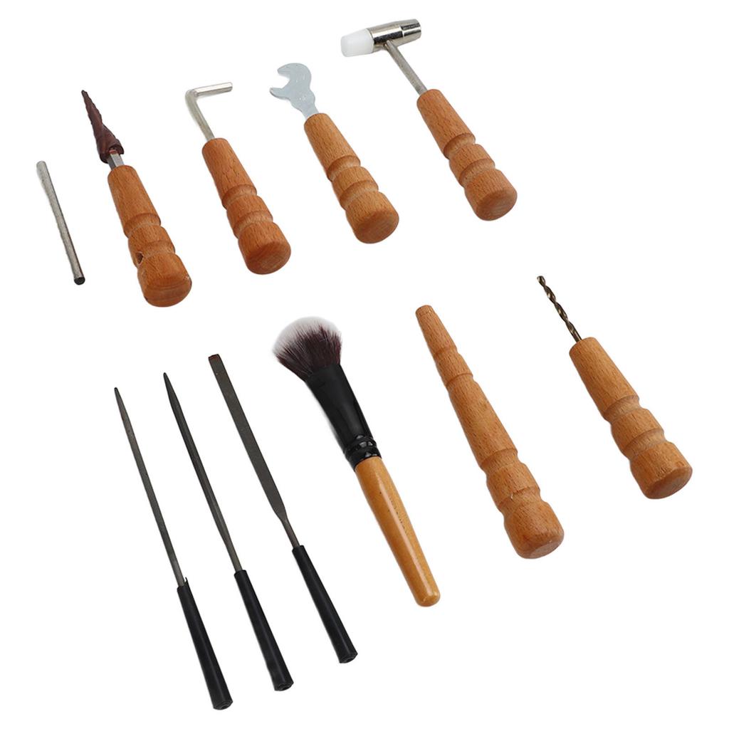 Guitar Repairing Tool Kit Cleaning Maintenance with Bag for Ukulele Bass Stringed Instrument