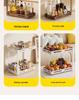 Multi-Functional Kitchen Countertop Spice Rack with Jars
