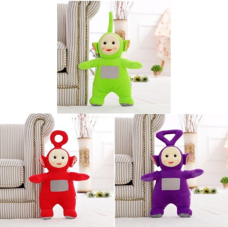 Große Teletubbies-Plüschpuppe, stehend, Stofftier, perfekt für die frühkindliche Bildung, Geschenkidee