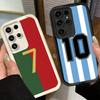 Phone Case for Samsung Galaxy S26 S25 Ultra S24 FE FootBall Number 7 10 19 Shell S23 Plus S22 + S21 S20 5G Soft Silicone Funda