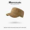 25 Early autumn new high-quality woolen flat-top hat women's solid color versatile trend shows the face small hat trend