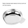 Stainless Steel Electronic Balance Tray Silver Jewelry Scale Pan  for Food Portioning