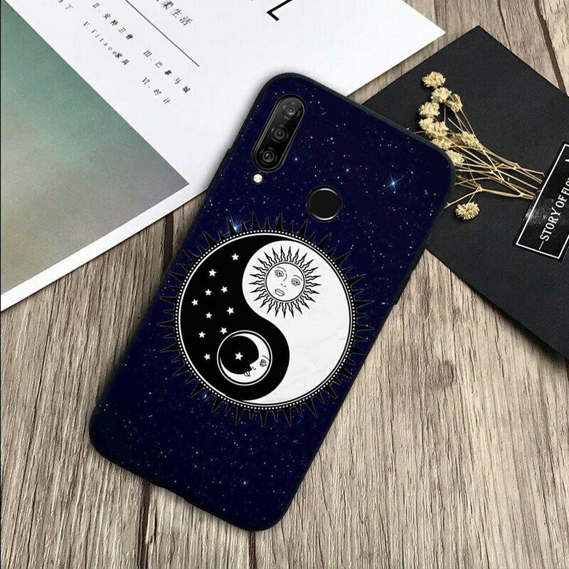 SUN AND MOON Mystic Zodiac For Huawei Nova 12s 12i 11i 7i 8i Y73 Y70 Y90 Y60 Y72 Y61 Y91 9 10 SE P30 Pro P40 Lite Case