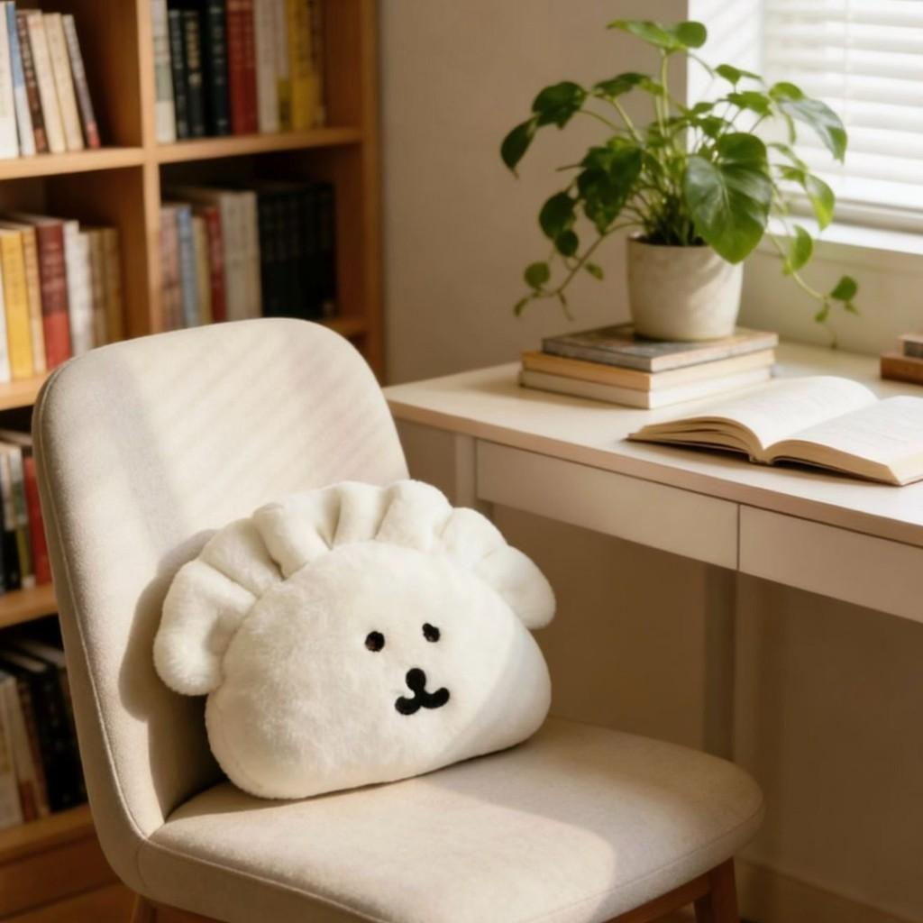 Selfdeprecating Bear Dumpling Plush Pillow For Girls Kids Gift Birthday Decor