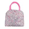 Lunch Bag Carry Holders Containers Rose Pattern Picnic Organizer Container Worker Student Food Storage Bags Carrying Pouches