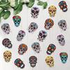100PCS Day of the Dead Party Decorations, Scattered Skull Fragments, Scattered Paper Scraps