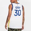 Nike X Nba Golden State Warriors Association "/Yellow/Blue" Tank Top AV4945-101