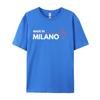 Made In Milano Italy Italia Place Of Birth Heartbeat Tops T Shirt Casual Tops Shirt Funky Printing Unisexs Tshirts Printing