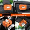 Blue Electric E5 E5PLIS E3 Car Folding Tissue Box: Rear Seat Hanging Pull-out Tissue Storage Bag
