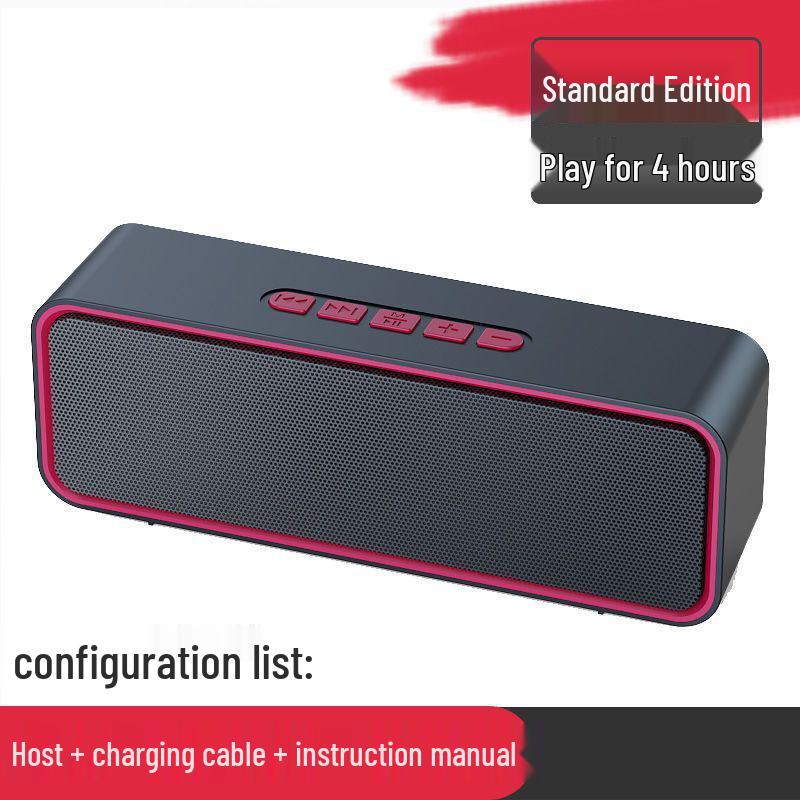 High-Volume Bluetooth Subwoofer Speaker with Voice Announcer