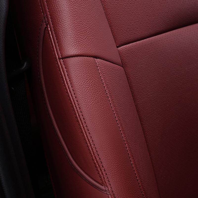 Premium Leather Car Seat Cover For Toyota RAV4 2013-2018 Custom Fit Auto Special Luxury Protect Breathable Car Seat Cushion