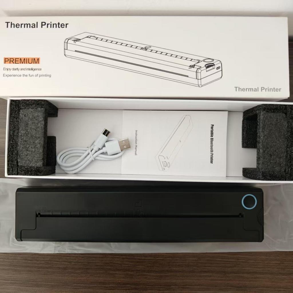 Portable A4 Inkless Tattoo & Label Printer – Mini Thermal Printer for Photos & Office Use