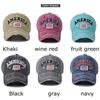 New Retro American Embroidered Letter Baseball Cap for Men and Women, Sun Shading Mesh Personalized Ins Truck Hat